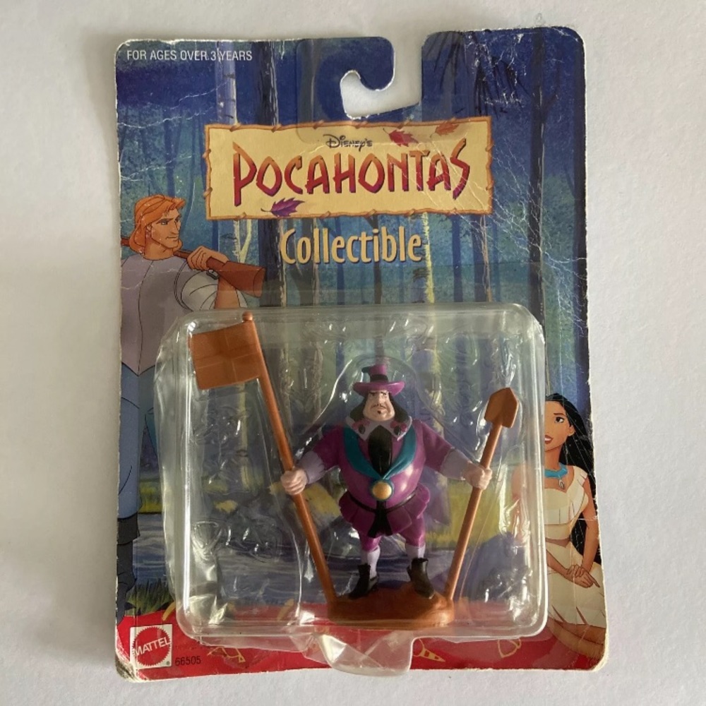 Disney Pocahontas Collectible John Ratcliffe Figure Vintage Mattel